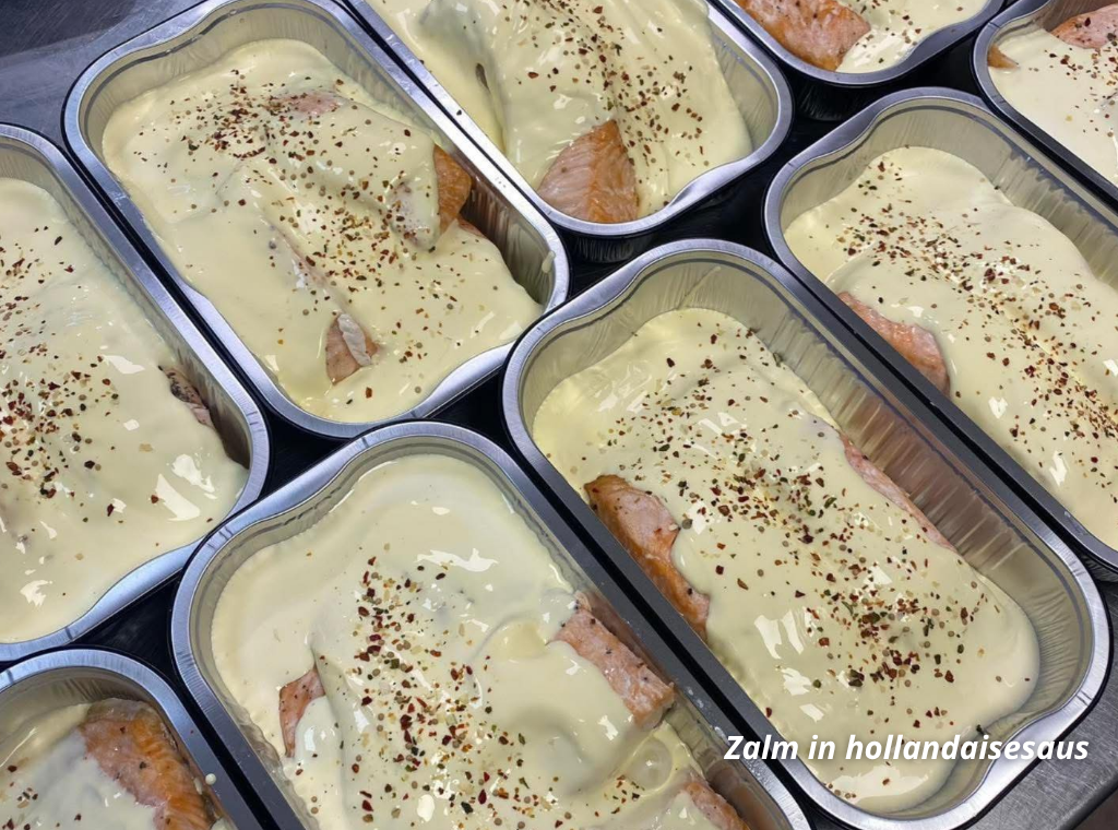 zalm in hollandaise saus